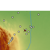 Nearby Forecast Locations - Cotoca - Carte