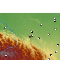 Nearby Forecast Locations - Yapacaní - Carte