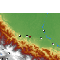 Nearby Forecast Locations - Chimoré - Carte
