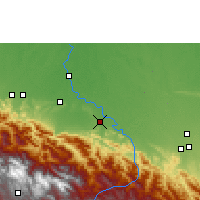 Nearby Forecast Locations - Entre Ríos - Carte