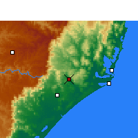 Nearby Forecast Locations - Araranguá - Carte