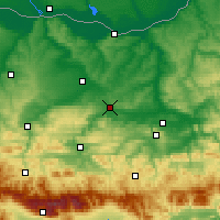 Nearby Forecast Locations - Pavlikeni - Carte