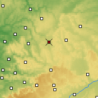 Nearby Forecast Locations - Crailsheim - Carte