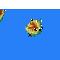 Nearby Forecast Locations - Puerto Rico - Carte