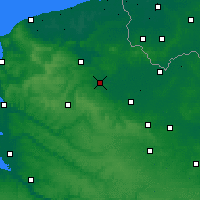 Nearby Forecast Locations - Aire-sur-la-Lys - Carte