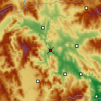 Nearby Forecast Locations - Veles - Carte