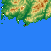 Nearby Forecast Locations - Vrangel - Carte