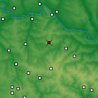 Nearby Forecast Locations - Popasna - Carte