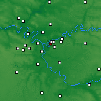 Nearby Forecast Locations - Villiers-sur-Marne - Carte