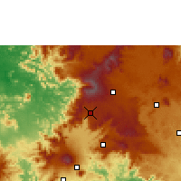 Nearby Forecast Locations - Dschang - Carte