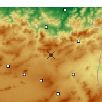 Nearby Forecast Locations - Sedrata - Carte