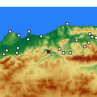 Nearby Forecast Locations - Lakhdaria - Carte