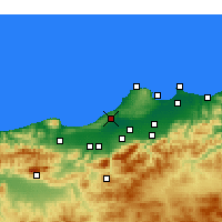 Nearby Forecast Locations - Koléa - Carte