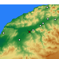 Nearby Forecast Locations - Djidiouia - Carte