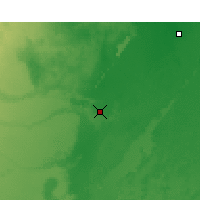 Nearby Forecast Locations - El Hadjira - Carte