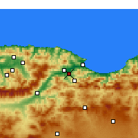 Nearby Forecast Locations - Amizour - Carte