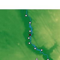 Nearby Forecast Locations - Dir Mawas - Carte