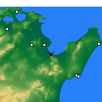 Nearby Forecast Locations - Hammam Lif - Carte