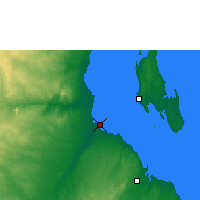 Nearby Forecast Locations - Bagamoyo - Carte