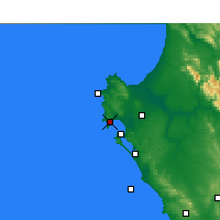 Nearby Forecast Locations - Saldanha - Carte