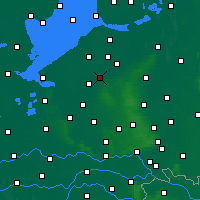 Nearby Forecast Locations - Harderwijk - Carte