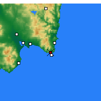 Nearby Forecast Locations - Villasimius - Carte