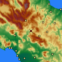 Nearby Forecast Locations - Isernia - Carte