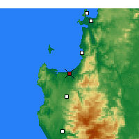 Nearby Forecast Locations - Arauco - Carte