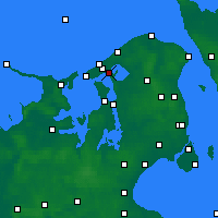 Nearby Forecast Locations - Frederiksværk - Carte