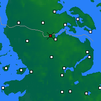 Nearby Forecast Locations - Padborg - Carte