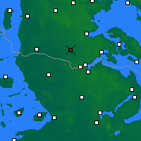 Nearby Forecast Locations - Tinglev - Carte