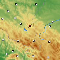 Nearby Forecast Locations - Ustrzyki Dolne - Carte