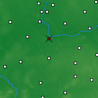 Nearby Forecast Locations - Śrem - Carte