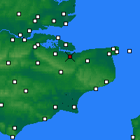 Nearby Forecast Locations - Faversham - Carte