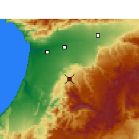Nearby Forecast Locations - Aït Baha - Carte