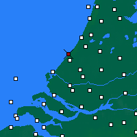 Nearby Forecast Locations - Schéveningue - Carte