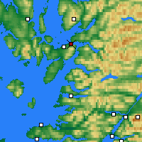 Nearby Forecast Locations - Kyle of Lochalsh - Carte