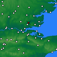 Nearby Forecast Locations - Wickford - Carte