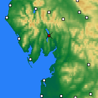 Nearby Forecast Locations - Lac Windermere - Carte