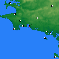 Nearby Forecast Locations - Concarneau - Carte