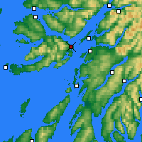 Nearby Forecast Locations - Île de Mull - Carte