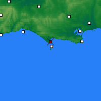 Nearby Forecast Locations - Weymouth - Carte
