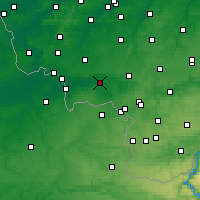 Nearby Forecast Locations - Mons - Carte