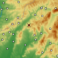 Nearby Forecast Locations - Holazne - Carte