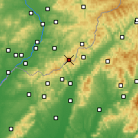 Nearby Forecast Locations - Mikulcak - Carte
