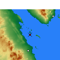 Nearby Forecast Locations - Tawila - Carte
