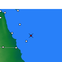 Nearby Forecast Locations - Garoh Island - Carte
