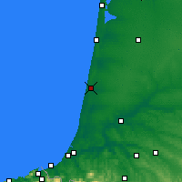 Nearby Forecast Locations - Léon - Carte