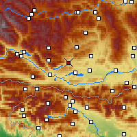 Nearby Forecast Locations - Feldkirchen - Carte