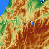 Nearby Forecast Locations - Lake Rotoroa - Carte